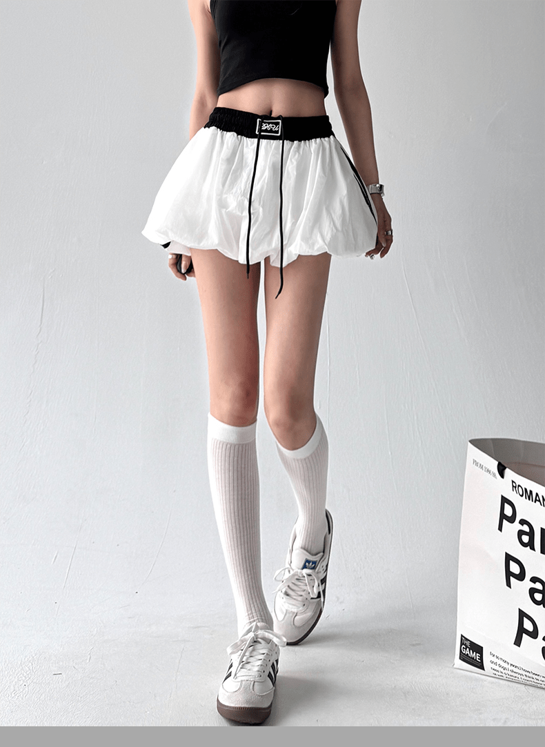 Colorblock Bubble Mini Skirt - COPPING THREADS - CT Select