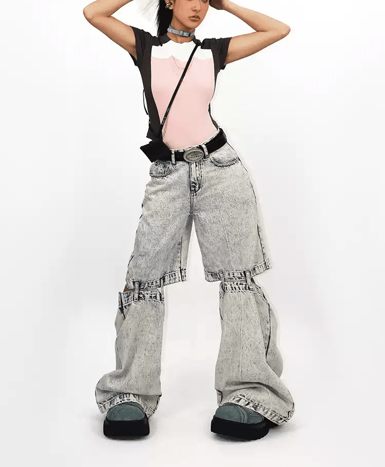 Colorblock Layered - Look Fitted Tee - COPPING THREADS - Yokuku