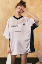 Colorblock Letter Raglan Sleeve Tee - COPPING THREADS - CT Select