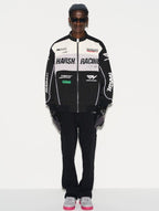 Colorblock Motorcycle Racing Jacket - COPPING THREADS - Harsh and Cruel