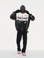 Colorblock Motorcycle Racing Jacket - COPPING THREADS - Harsh and Cruel