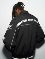 Colorblock Motorcycle Racing Jacket - COPPING THREADS - Harsh and Cruel