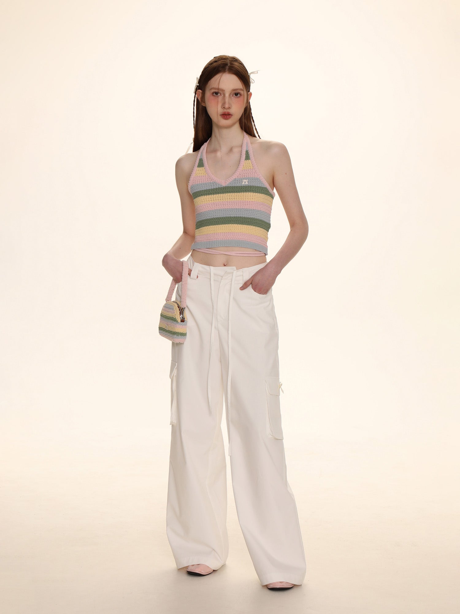 Colorblock Striped Camisole Tank Top - COPPING THREADS - MOROMORO
