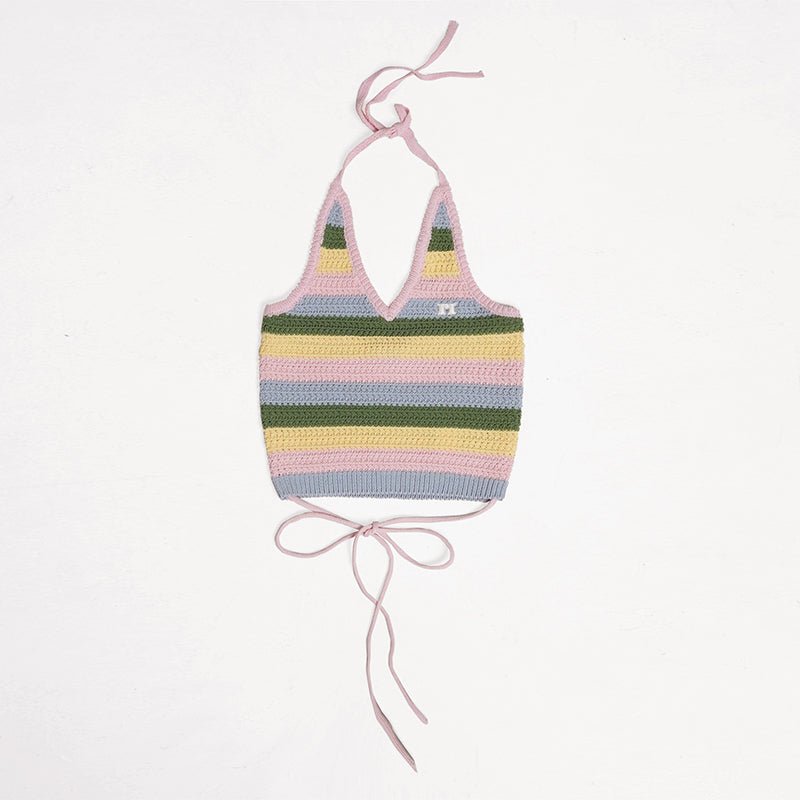 Colorblock Striped Camisole Tank Top - COPPING THREADS - MOROMORO