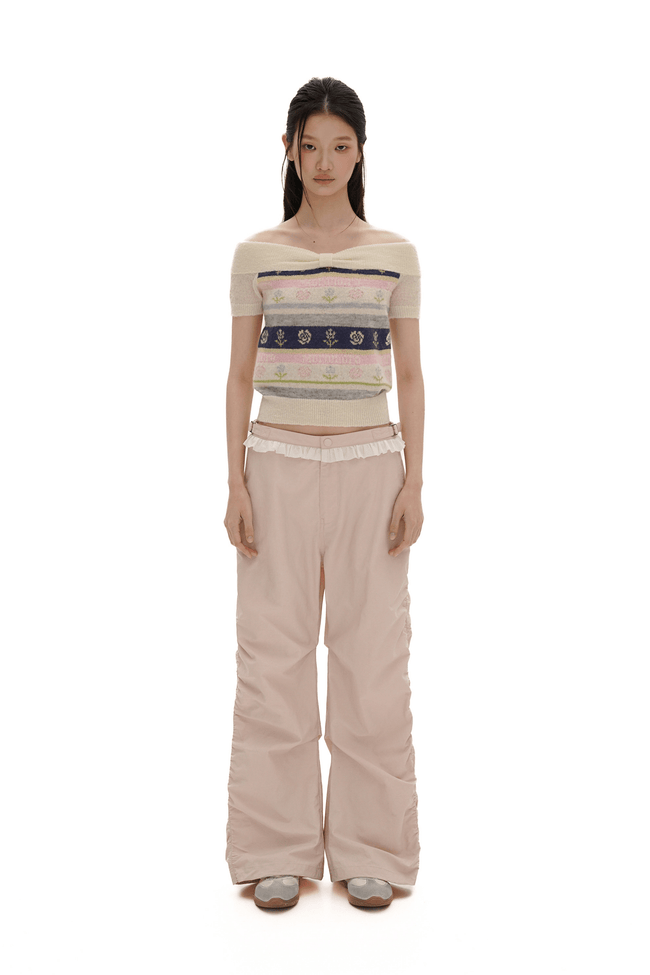 레트로 크루넥 지퍼업 니트 카디건 스웨터 Main Image