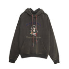 Colorful Yarn Rope Floral Emblem Embroidered Hoodie - COPPING THREADS - MOROMORO