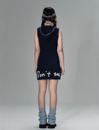 Confident Rabbit Sleeveless Mini Dress - COPPING THREADS - CT Coquette