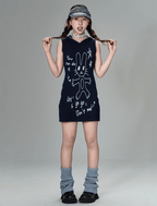 Confident Rabbit Sleeveless Mini Dress - COPPING THREADS - CT Coquette