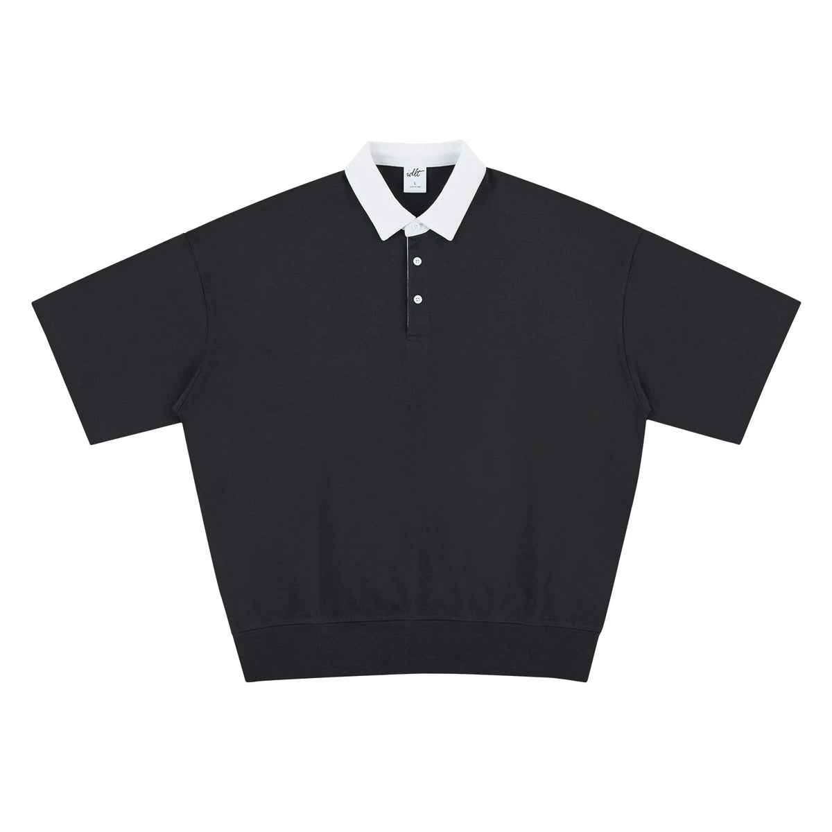 Contrast-Collar Banded-Hem Polo - COPPING THREADS - IDLT