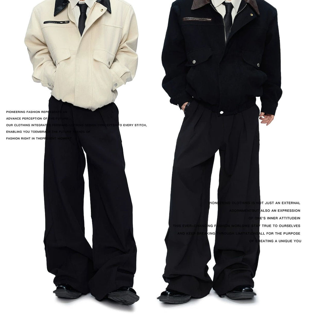 Contrast-Collar Utility-Pocket Jacket - COPPING THREADS - Argue Culture