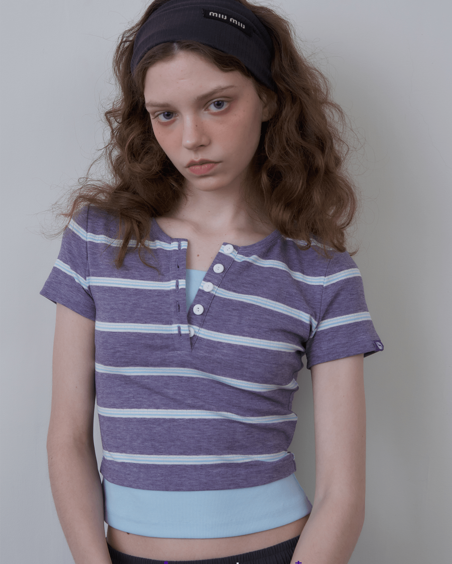 Contrast - Layered Fitted Stripe Tee - COPPING THREADS - CHICISLAND Hauptbild