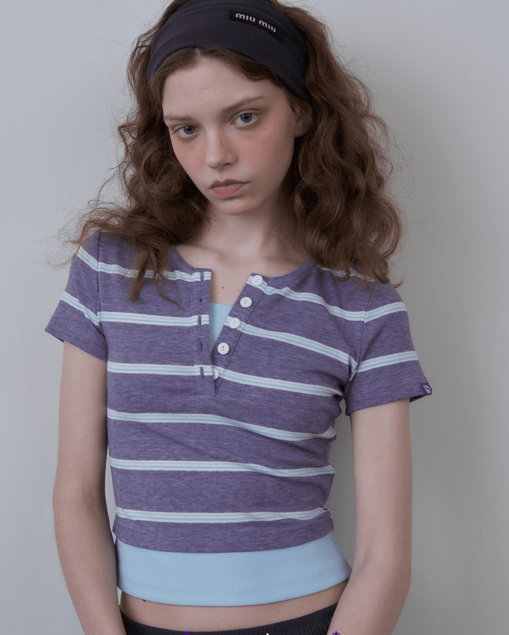 Contrast - Layered Fitted Stripe Tee - COPPING THREADS - CHICISLAND