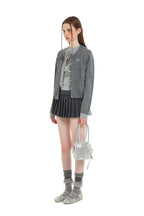 Contrast Layered Look Shell Button Knit Cardigan - COPPING THREADS - MOROMORO