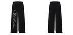 Contrast Letter Print Drawstring Sweatpants - COPPING THREADS - CT Select