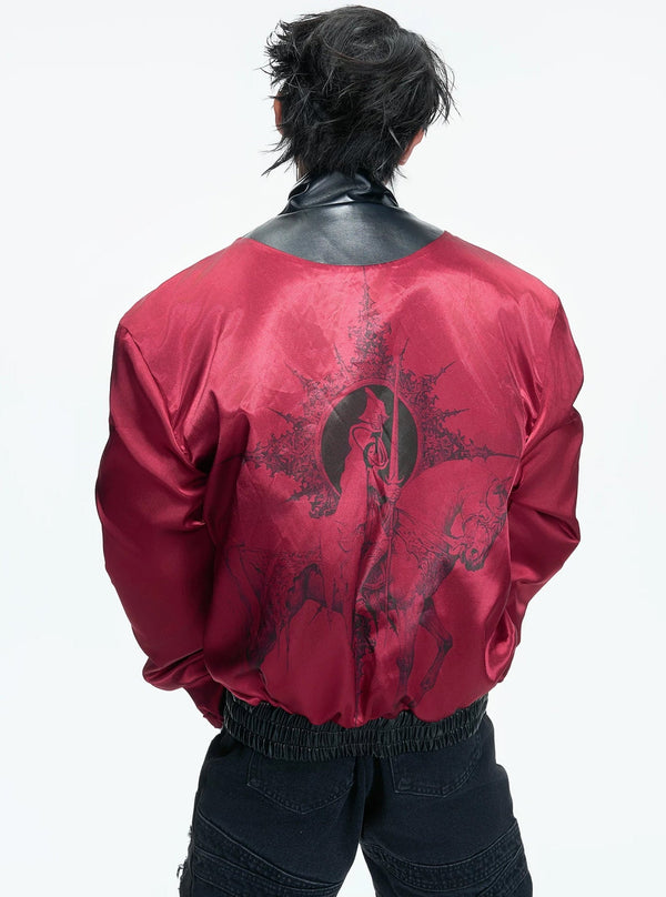 Contrast-Lined Flight-Buckle Jacket - COPPING THREADS - Argue Culture
