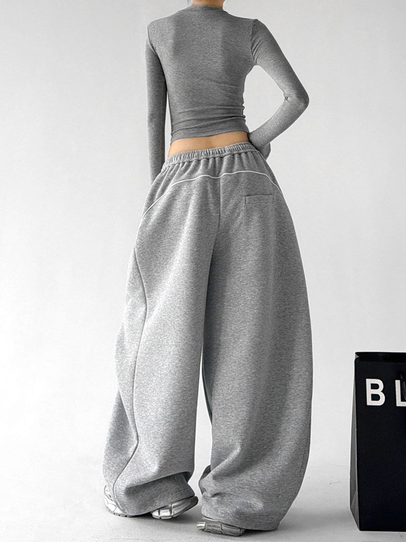 Contrast-Piped Balloon Sweatpants - CT66212 - COPPING THREADS - CT ORIGINALS