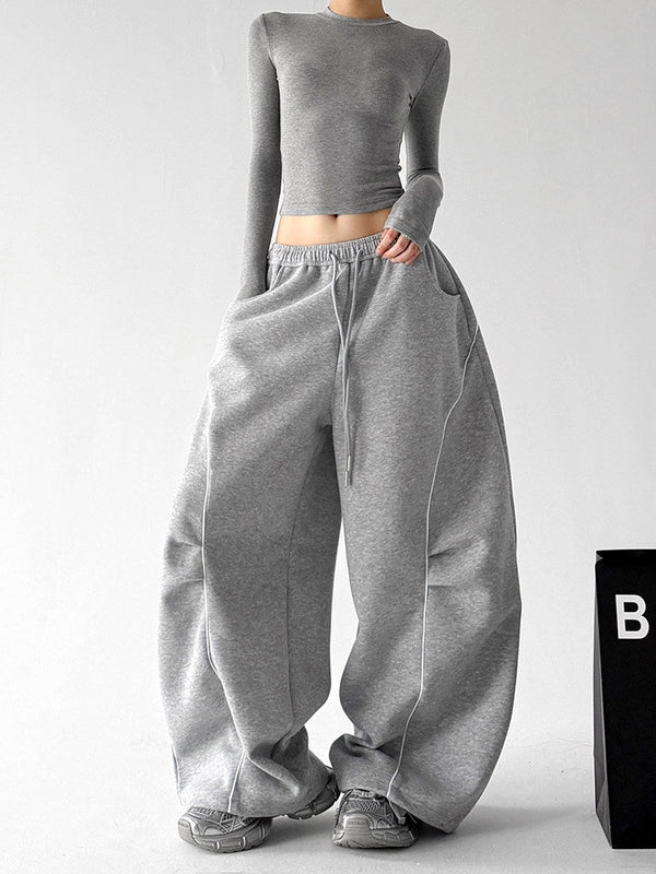Contrast-Piped Balloon Sweatpants - CT66212 - COPPING THREADS - CT ORIGINALS