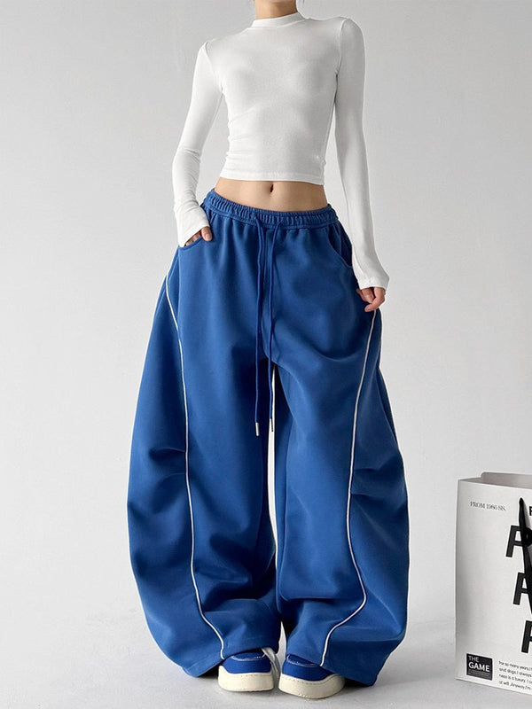 Contrast-Piped Balloon Sweatpants - CT66212 - COPPING THREADS - CT ORIGINALS