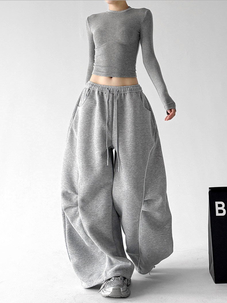 Contrast-Piped Balloon Sweatpants - CT66212 - COPPING THREADS - CT ORIGINALS
