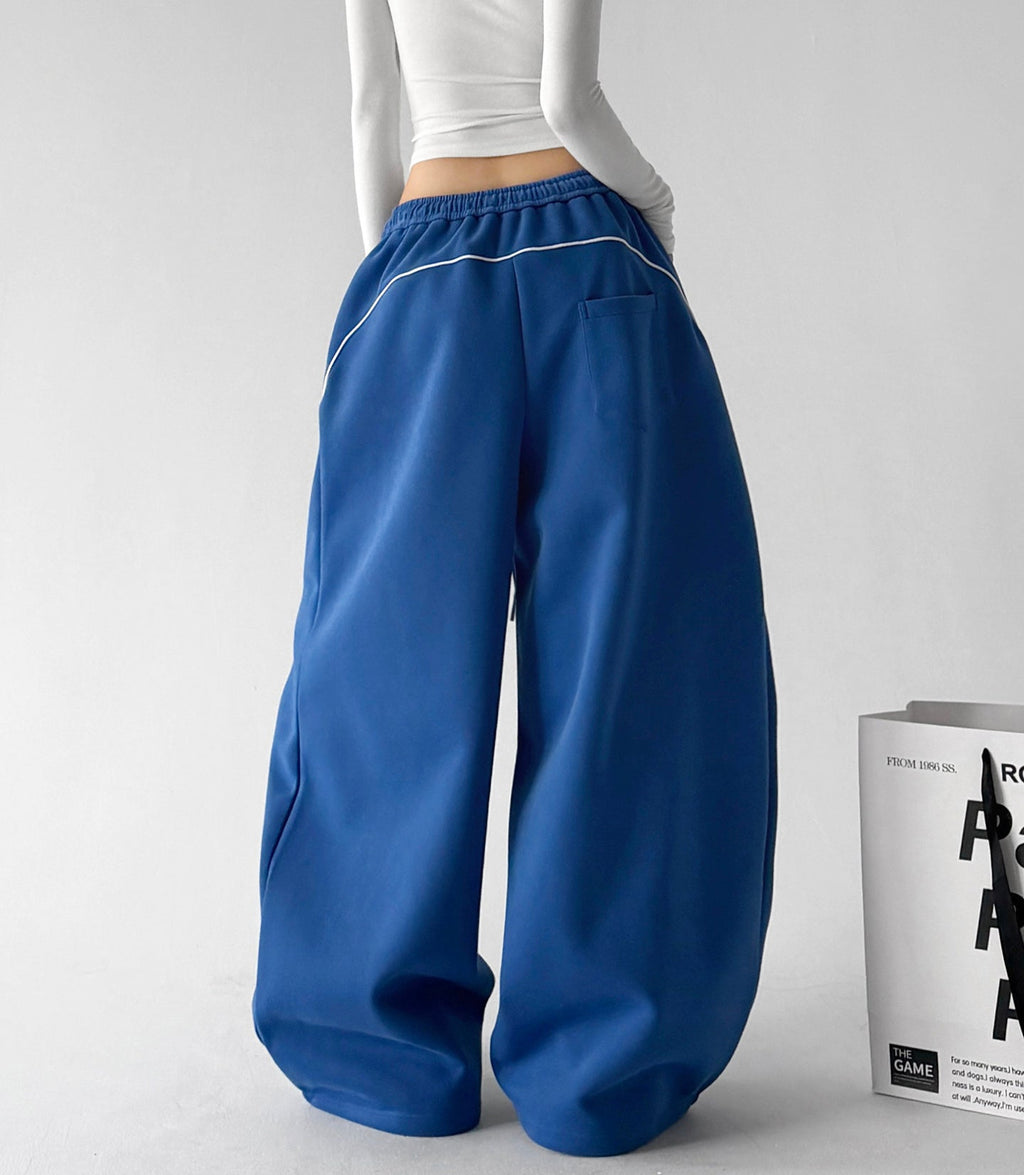 Contrast-Piped Balloon Sweatpants - CT66212 - COPPING THREADS - CT ORIGINALS