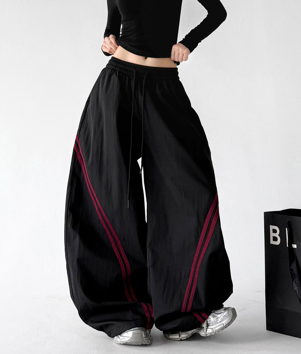 Contrast-Piping Wide-Leg Pants - CT8261 - COPPING THREADS - CT ORIGINALS Hauptbild