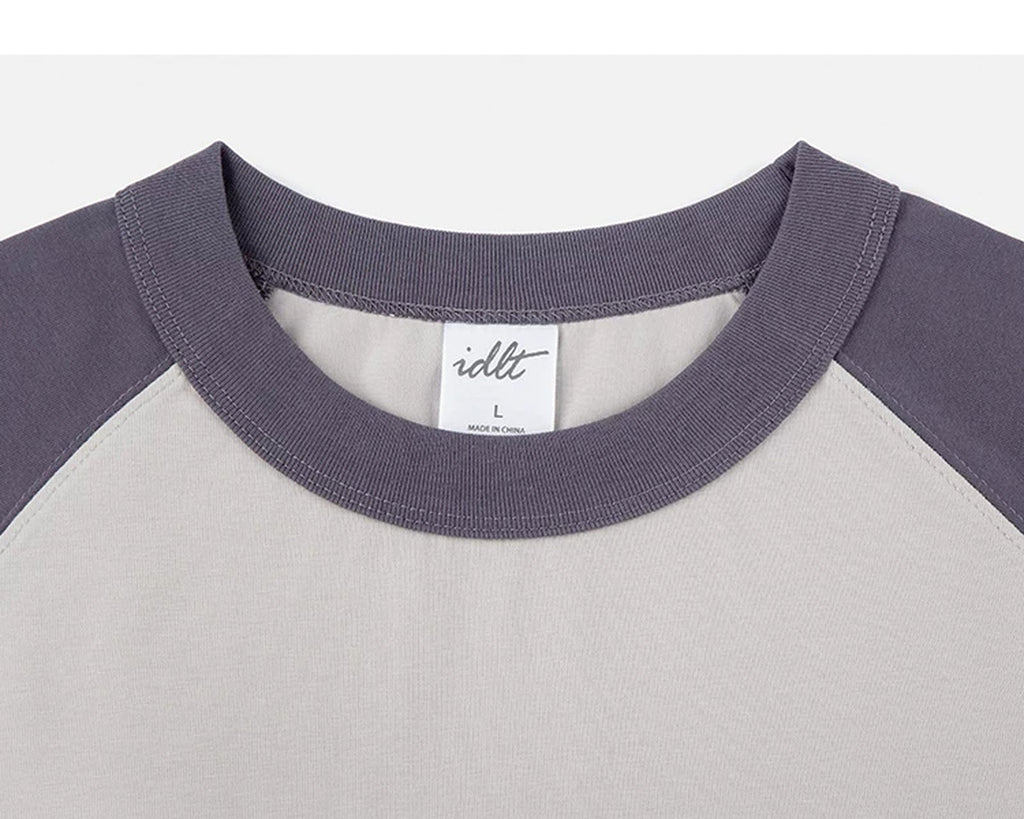 Contrast Raglan Tee - COPPING THREADS - IDLT
