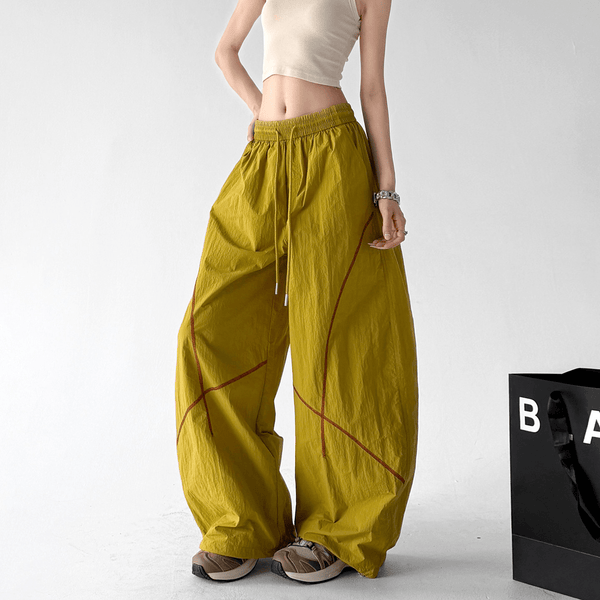 Contrast Seam Balloon Cargo Pants - CT858 - COPPING THREADS - CT Select
