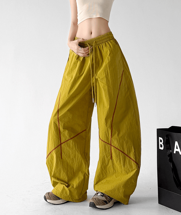 Contrast Seam Balloon Cargo Pants - CT858 - COPPING THREADS - CT Select