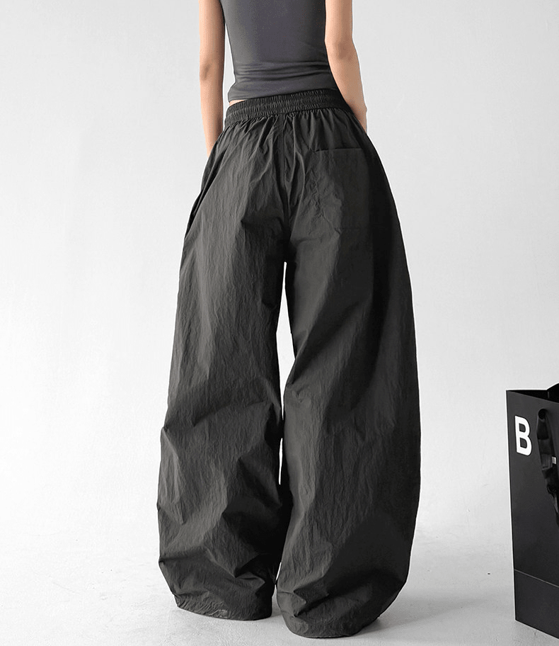 Contrast Seam Balloon Cargo Pants - CT858 Secondary image