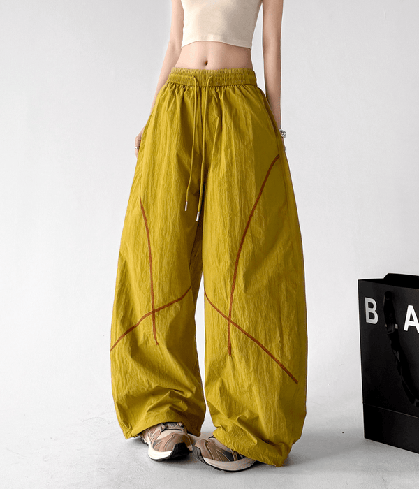 Contrast Seam Balloon Cargo Pants - CT858 - COPPING THREADS - CT Select