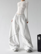 Contrast-Seam Balloon Sweatpants - CT8581 - COPPING THREADS - CT ORIGINALS
