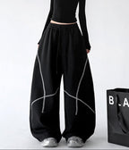Contrast-Seam Balloon Sweatpants - CT8581 - COPPING THREADS - CT ORIGINALS
