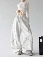 Contrast-Seam Balloon Sweatpants - CT8581 - COPPING THREADS - CT ORIGINALS