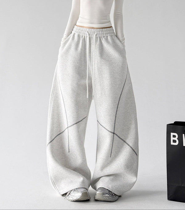 Contrast-Seam Balloon Sweatpants - CT8581 - COPPING THREADS - CT ORIGINALS