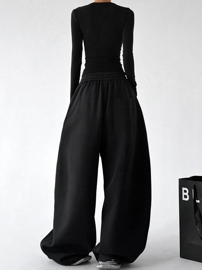Contrast-Seam Balloon Sweatpants - CT8581 - COPPING THREADS - CT ORIGINALS