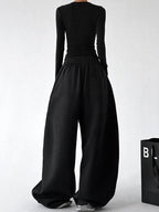 Contrast-Seam Balloon Sweatpants - CT8581 - COPPING THREADS - CT ORIGINALS