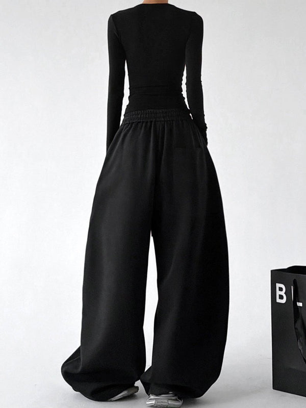 Contrast-Seam Balloon Sweatpants - CT8581 - COPPING THREADS - CT ORIGINALS