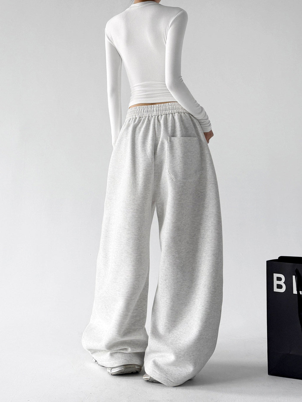 Contrast-Seam Balloon Sweatpants - CT8581 - COPPING THREADS - CT ORIGINALS