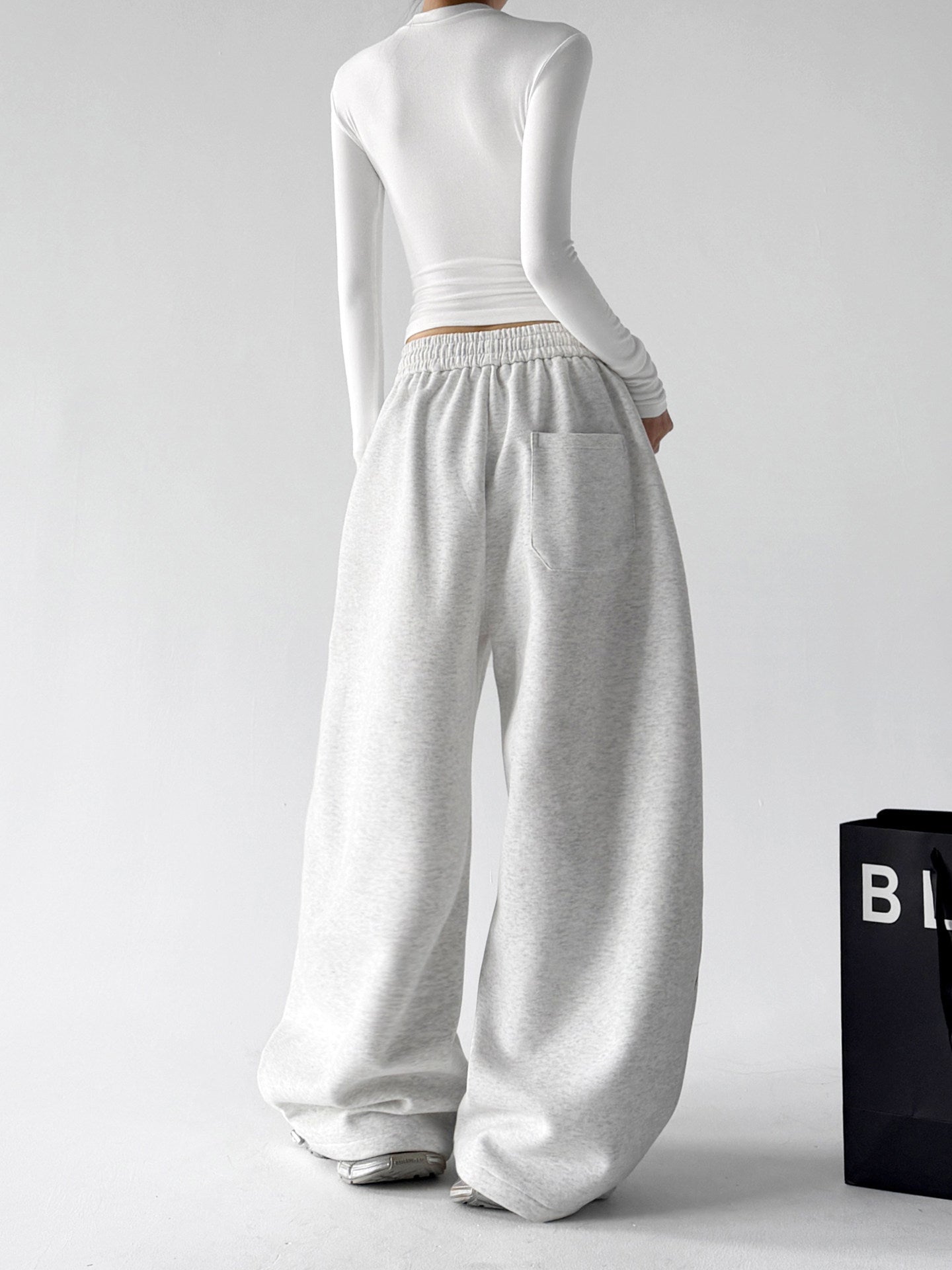 Contrast-Seam Balloon Sweatpants - CT8581 - COPPING THREADS - CT ORIGINALS