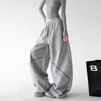 Contrast-Seam Balloon Sweatpants - CT8581 - COPPING THREADS - CT ORIGINALS