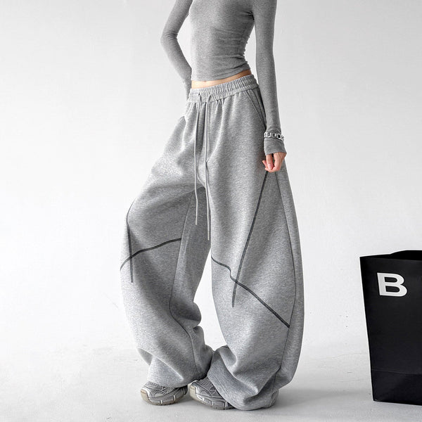 Contrast-Seam Balloon Sweatpants - CT8581 - COPPING THREADS - CT ORIGINALS