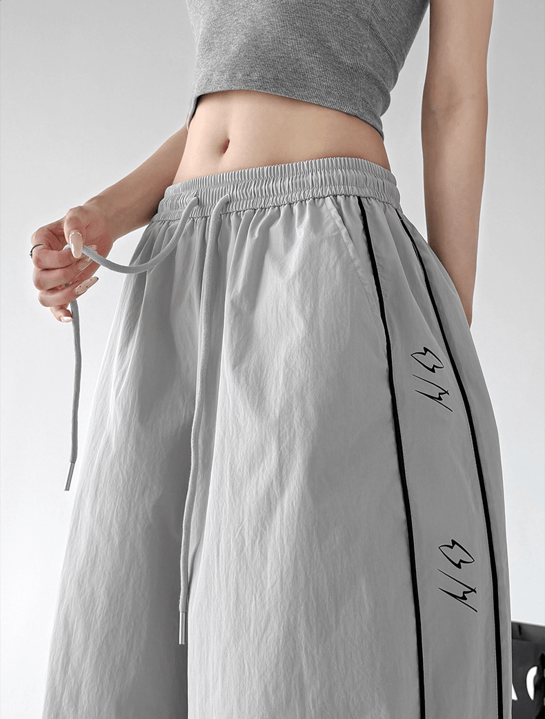 Contrast Side Piping Parachute Pants - CT6228 - COPPING THREADS - CT Select