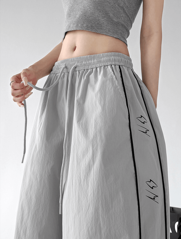 Contrast Side Piping Parachute Pants - CT6228 - COPPING THREADS - CT Select