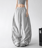 Contrast Side Piping Parachute Pants - CT6228 - COPPING THREADS - CT Select