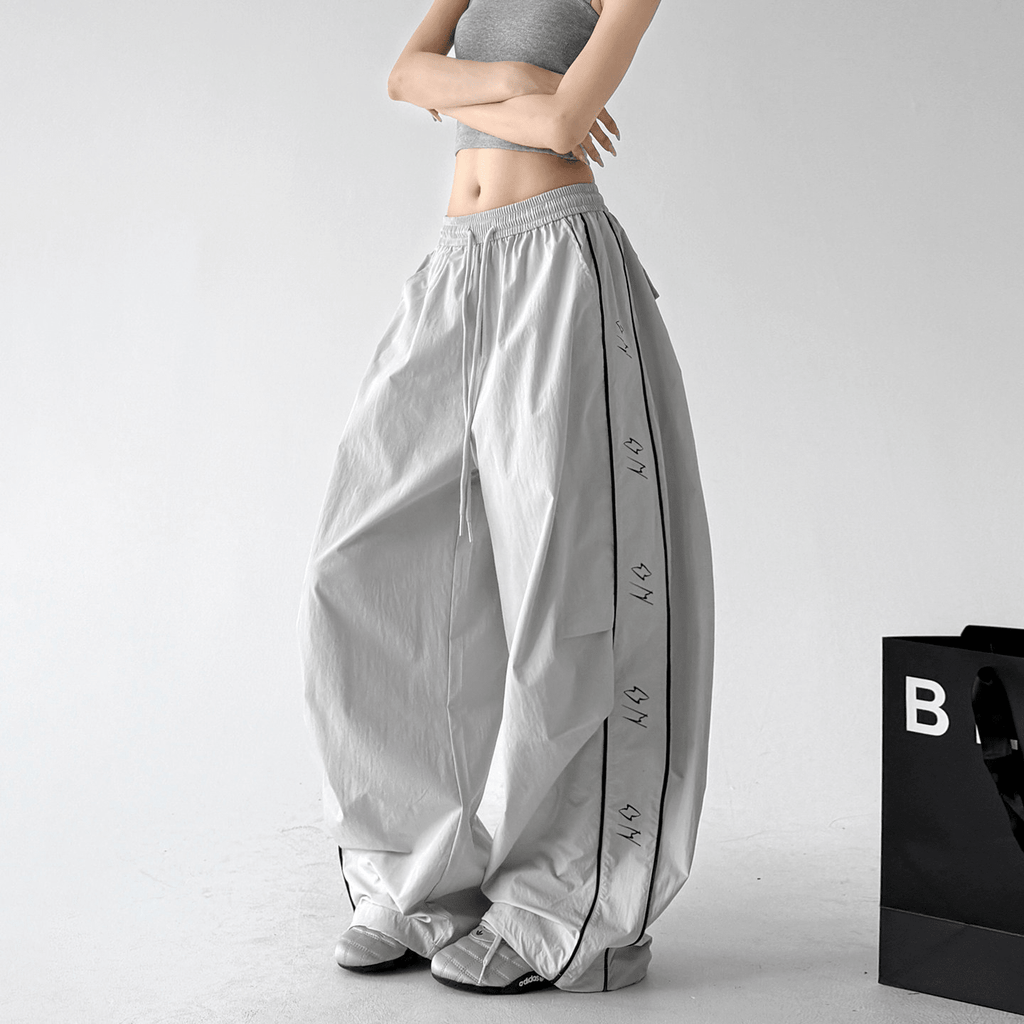 Contrast Side Piping Parachute Pants - CT6228 - COPPING THREADS - CT Select