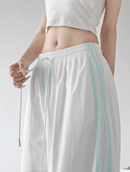 Contrast Side Stripe Wide Leg Track Pants - CT66157 - COPPING THREADS - CT Select