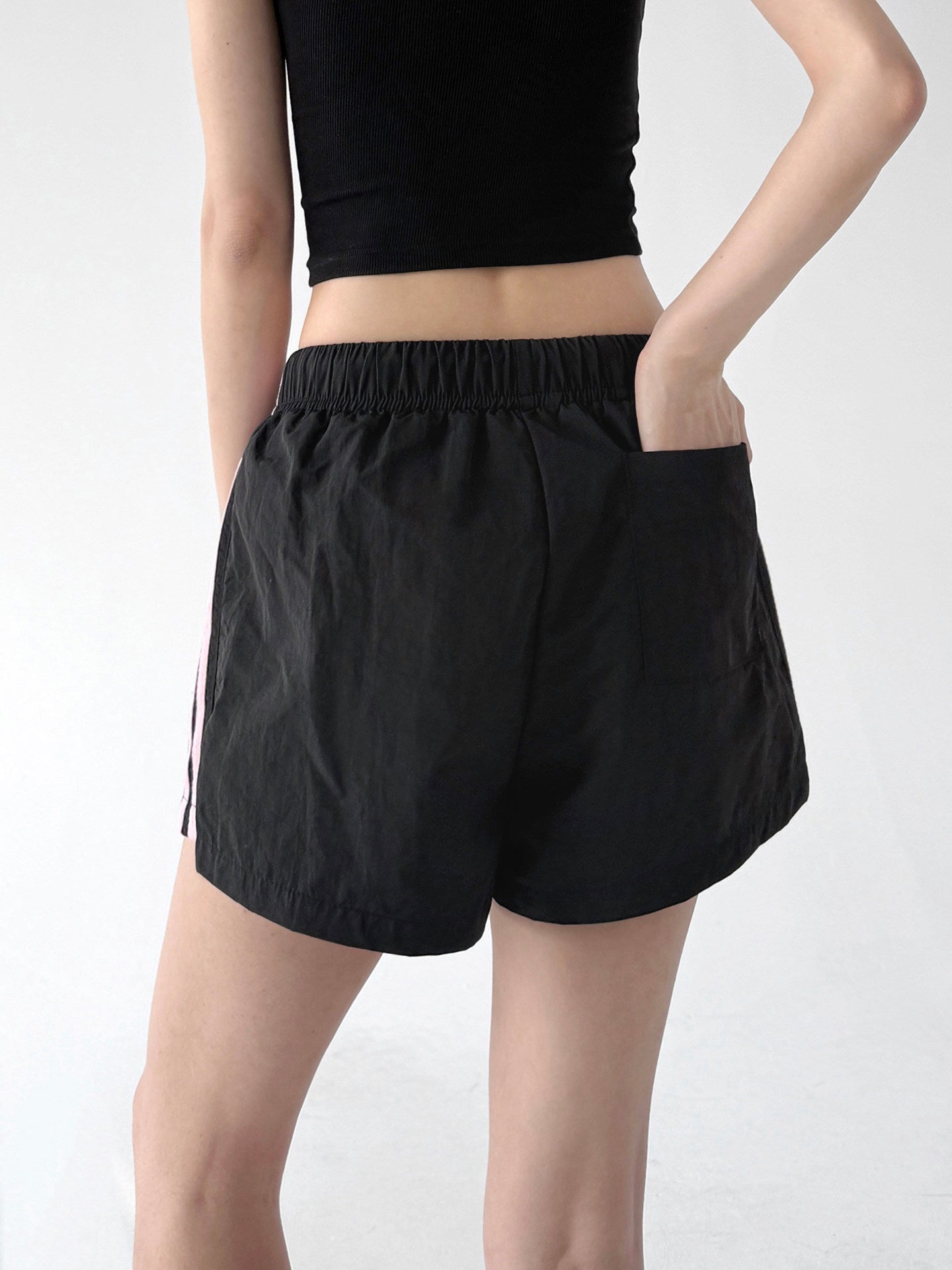 Contrast-Stripe Drawstring Shorts - CT6210 Zweitbild