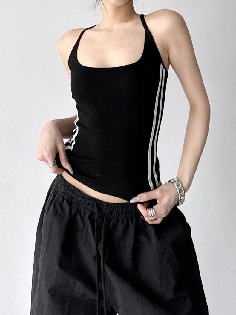 Contrast-Stripe Fitted Tank - CT6644 - COPPING THREADS - CT ORIGINALS 메인 이미지