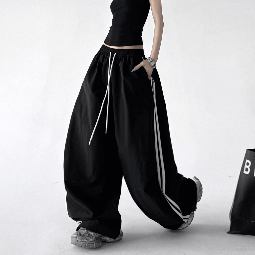 Contrast Stripe Wide - Leg Track Pants – CT6653 - COPPING THREADS - CT Select