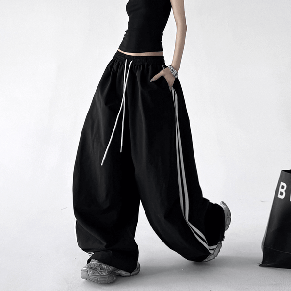 Contrast Stripe Wide - Leg Track Pants – CT6653 - COPPING THREADS - CT Select